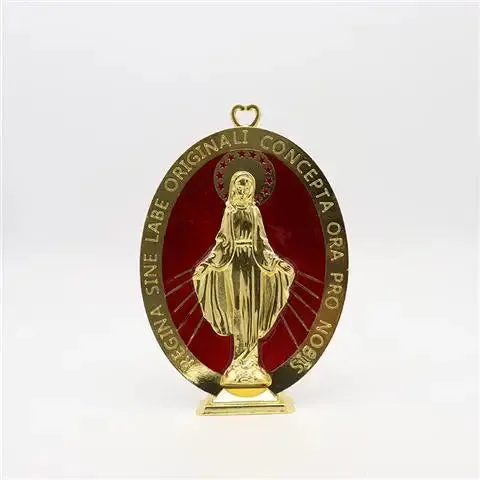 Virgen Maria Icon Catholic Church Utensils Jesus Cross Home Decor Christ Mother Mary Statues Orthodox Crucifixo Priest