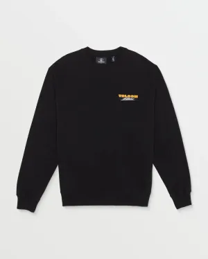 Volcom Allostone Crew Sweatshirt - Black