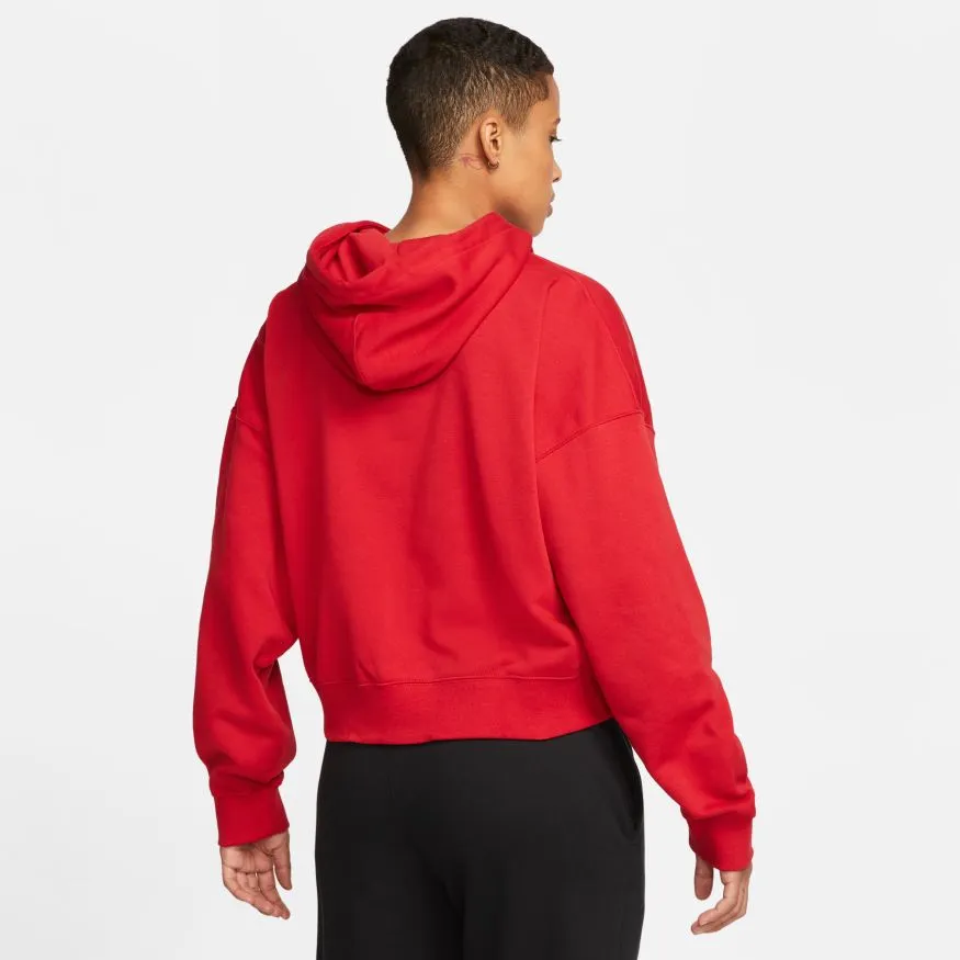 W JORDAN ESSENTIAL FLEECE HOODIE "GYM RED"