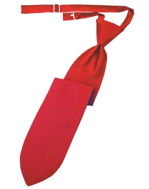 Watermelon Herringbone Kids Necktie
