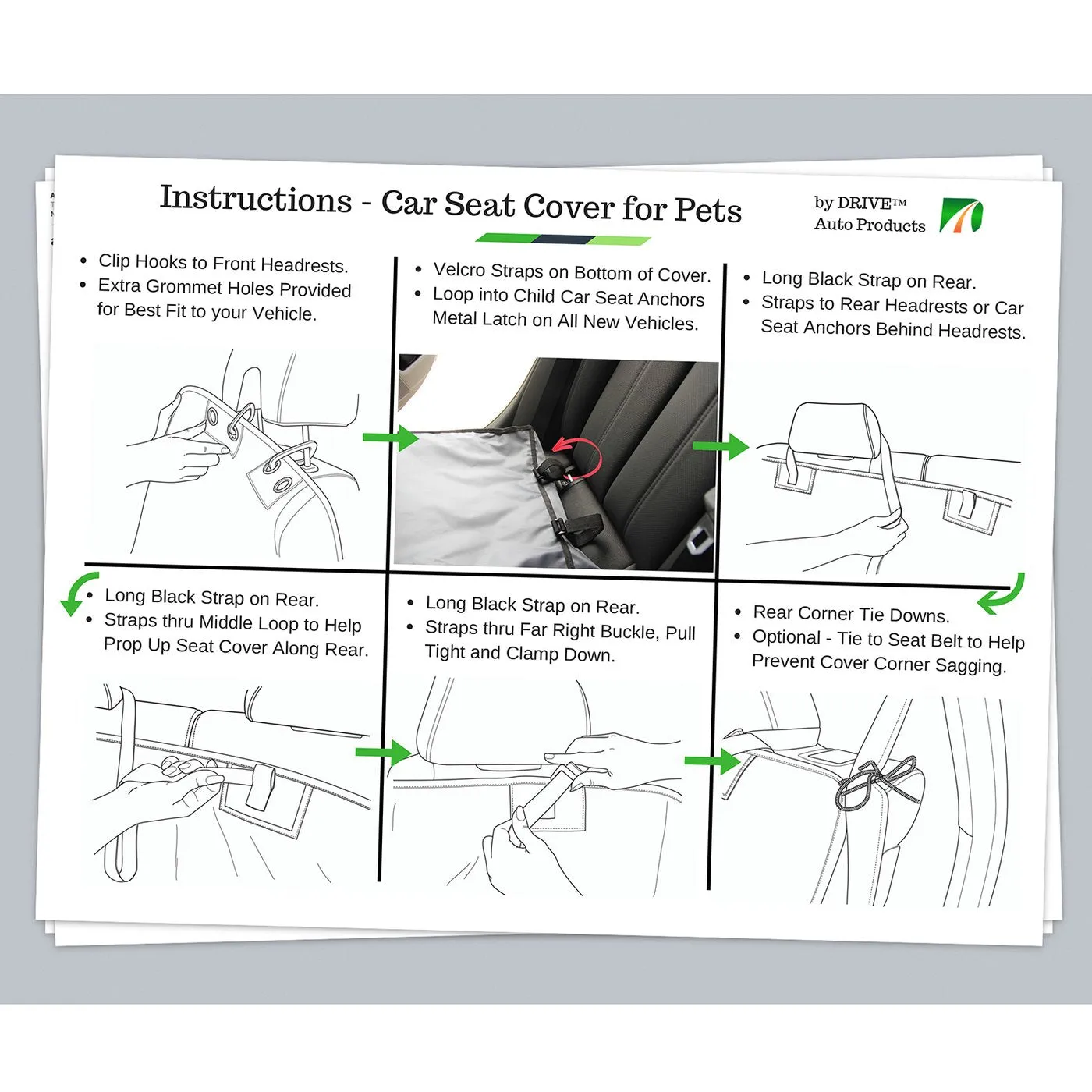 WATERPROOF PET SEAT COVER FOR CARS