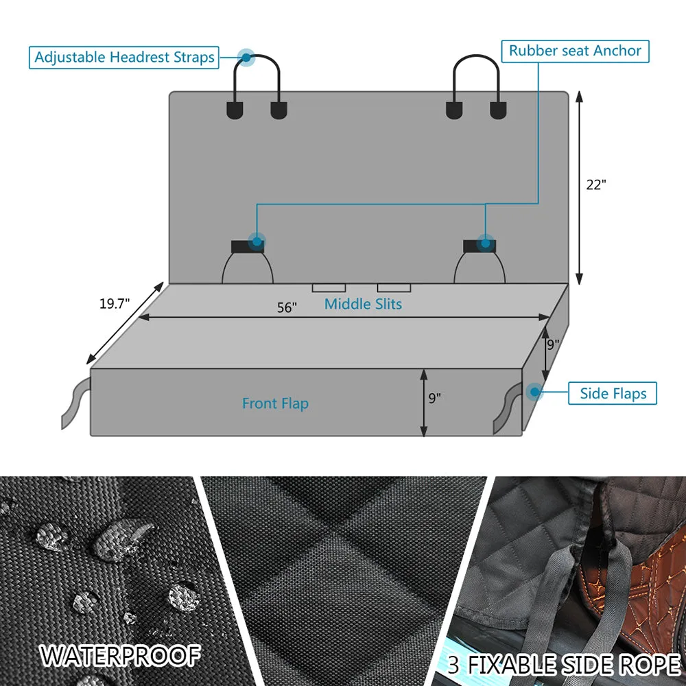 WATERPROOF PET SEAT COVER FOR CARS