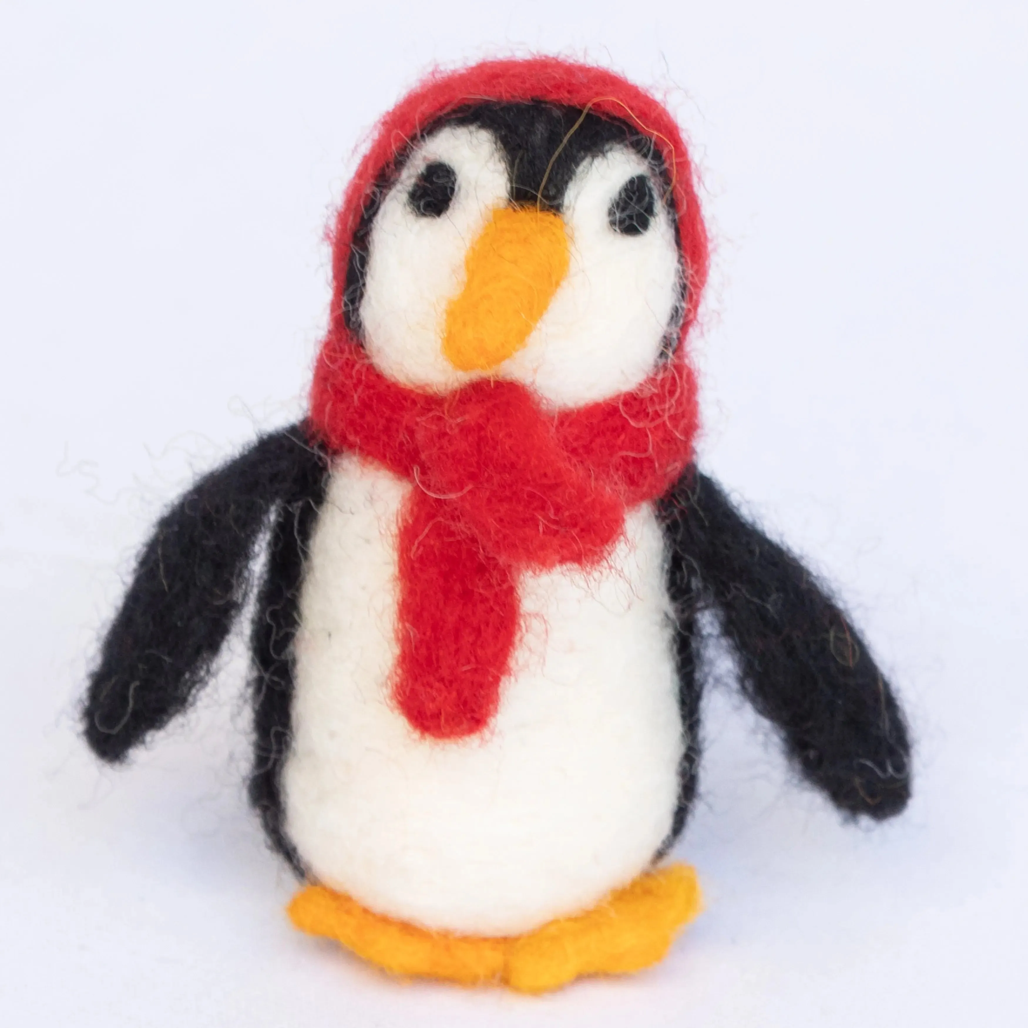 Whimsical Felt Animal Friends Collection:  Set of 5 Adorable Handmade Delights for All Ages