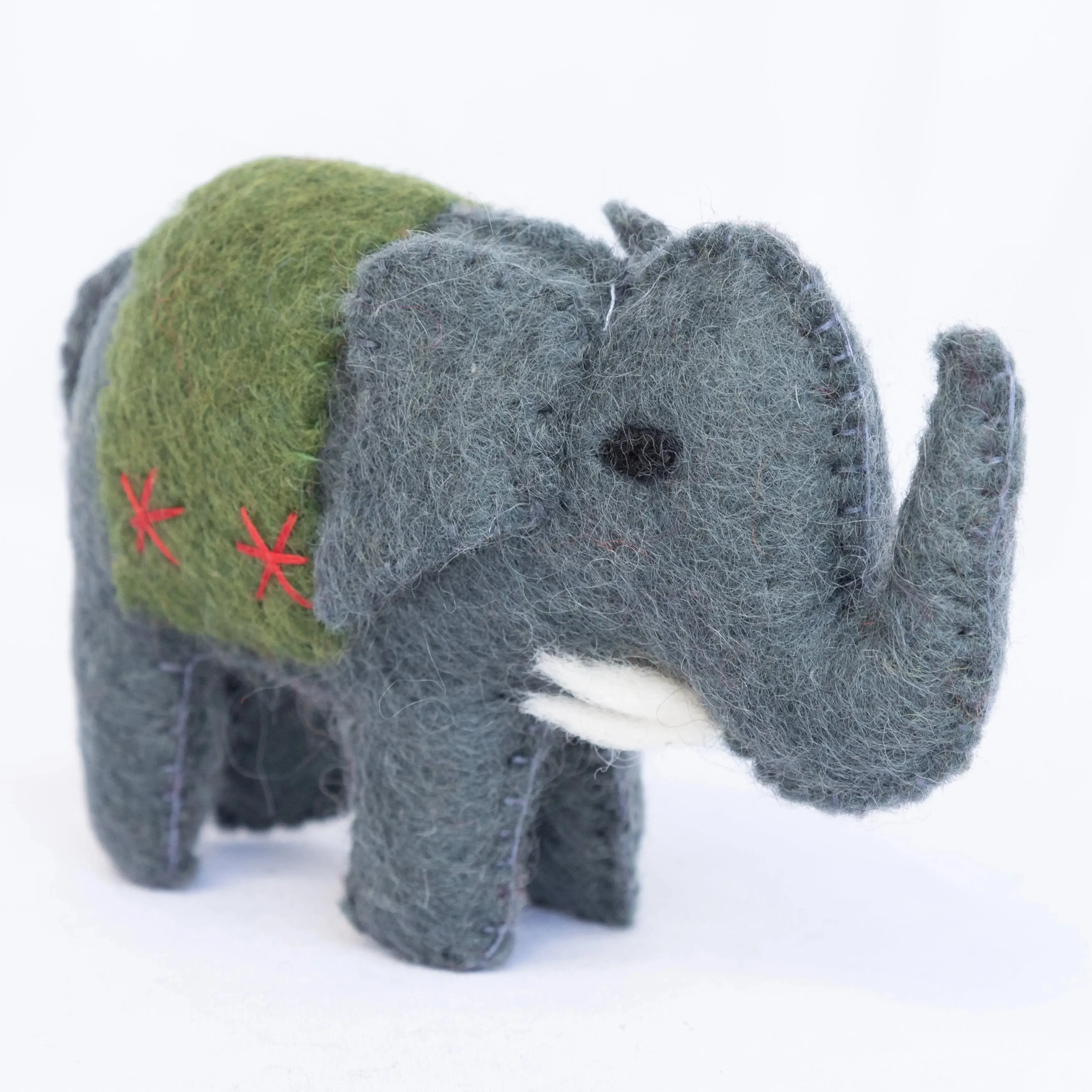 Whimsical Felt Animal Friends Collection:  Set of 5 Adorable Handmade Delights for All Ages