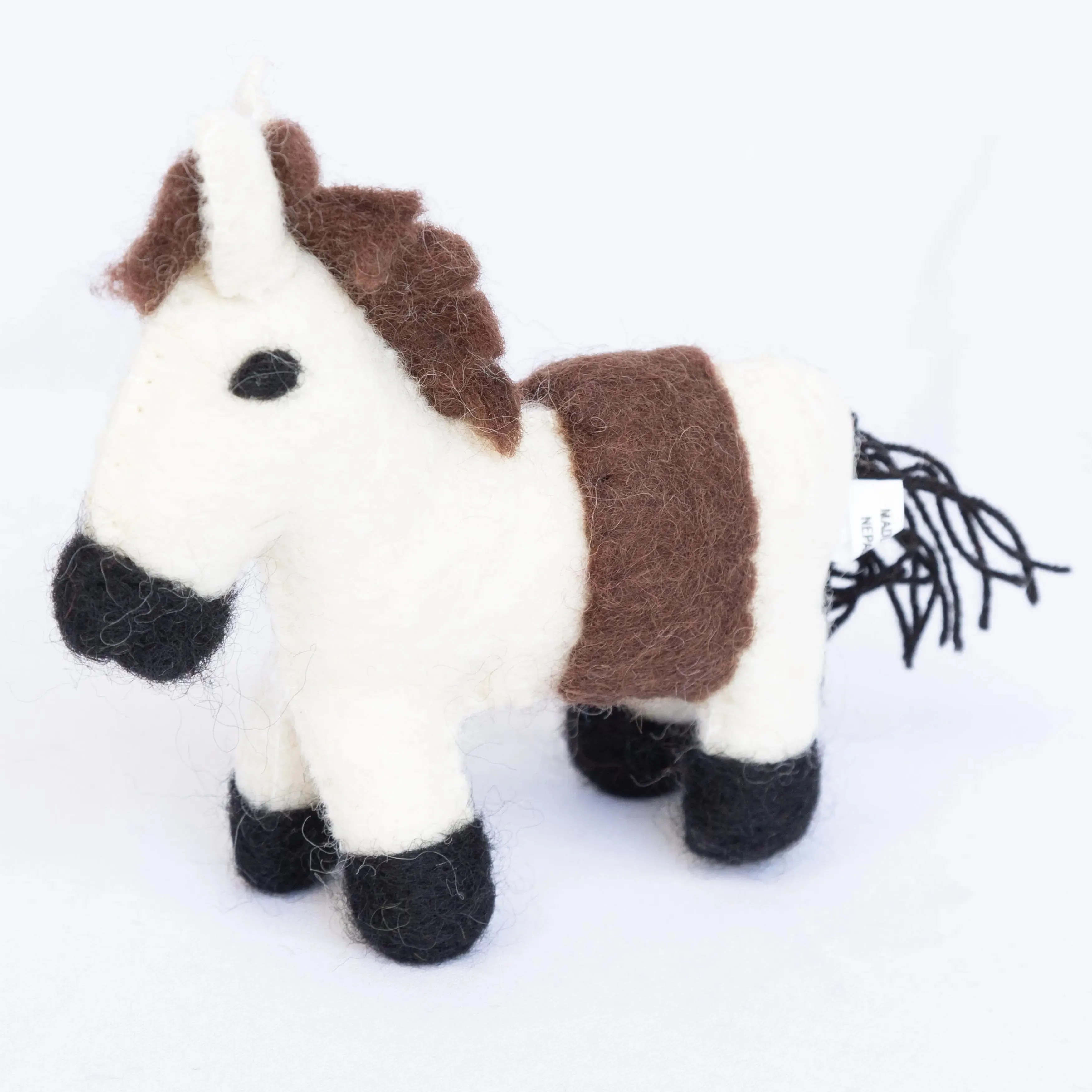 Whimsical Felt Animal Friends Collection:  Set of 5 Adorable Handmade Delights for All Ages