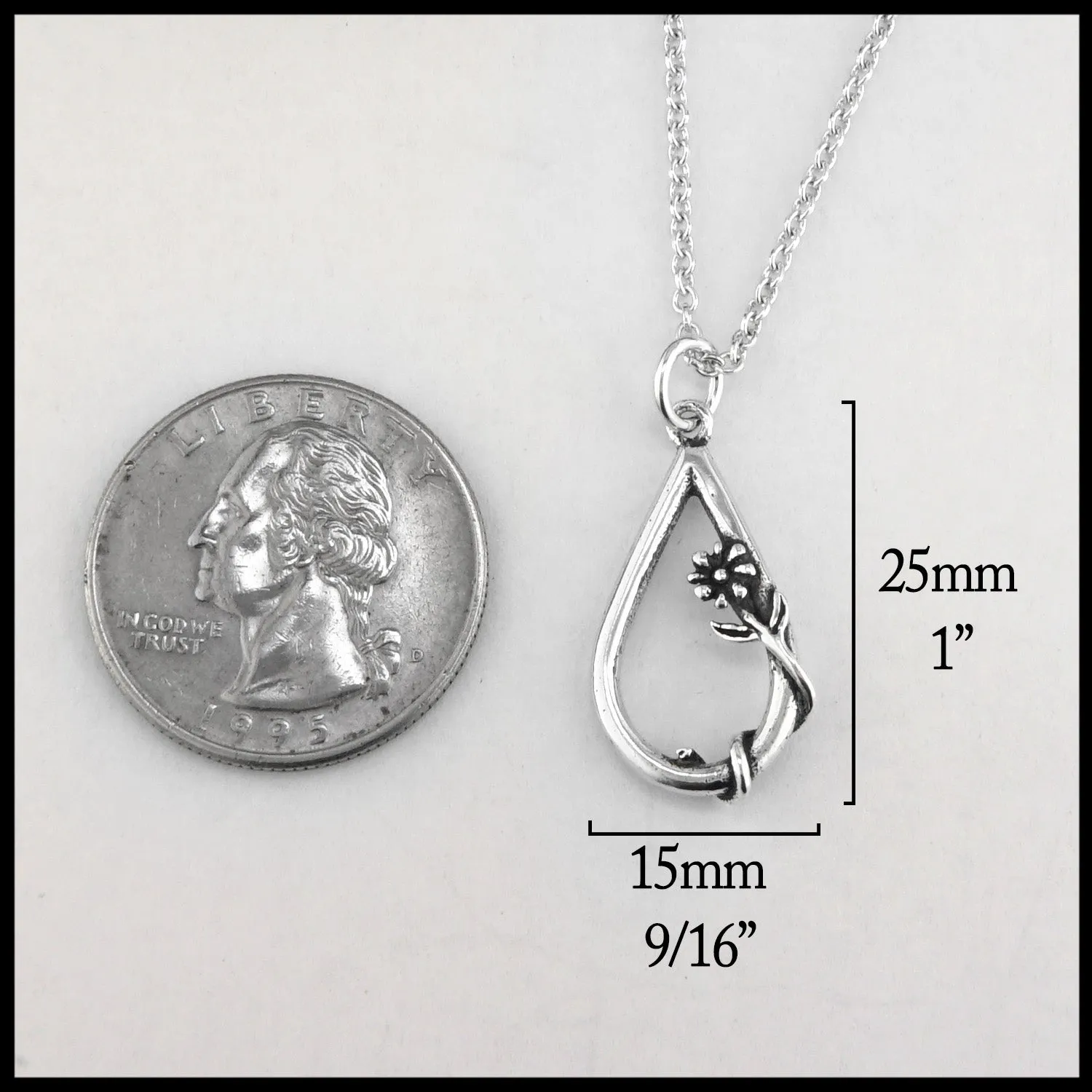 Whimsical Flower Pendant and Earring Set