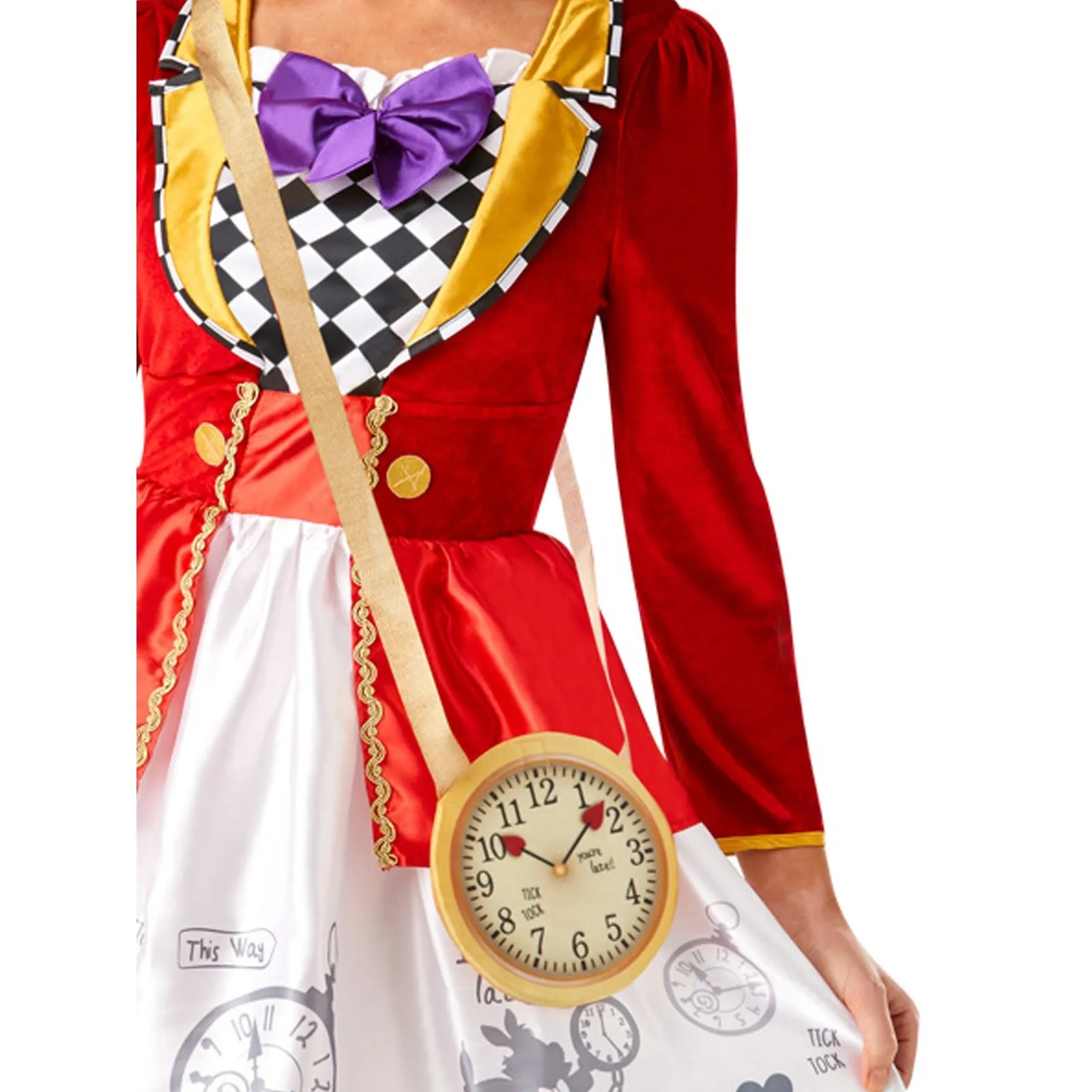 White Rabbit Alice In Wonderland Ladies Costume, Adult