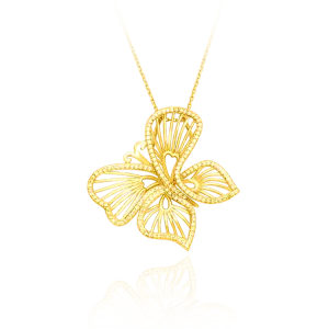 Wire Butterfly Pendant