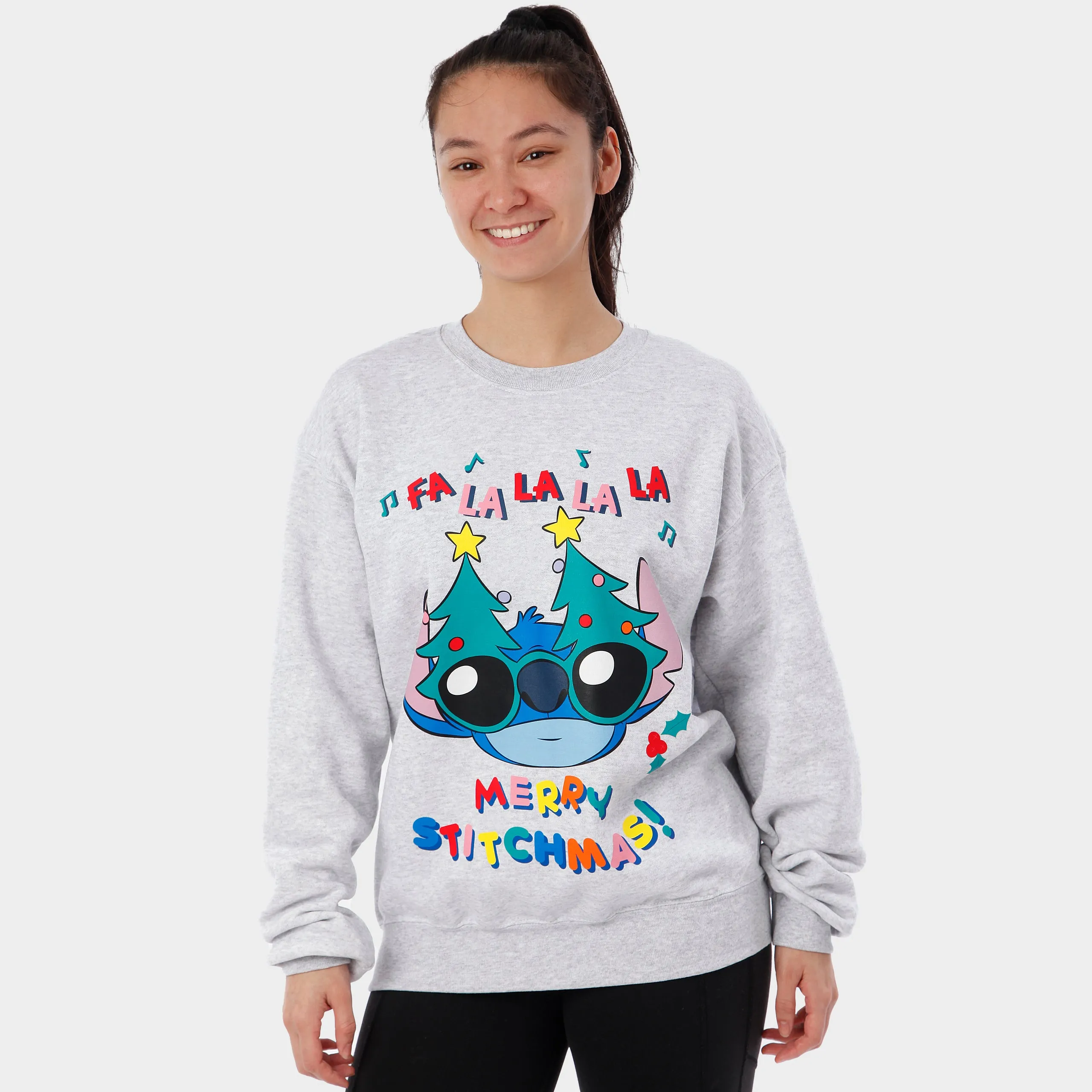 Womens Lilo and Stitch Christmas Sweater