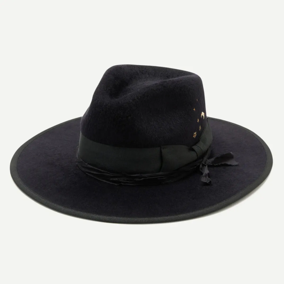 Wool Atlas Fedora - Midnight Blue