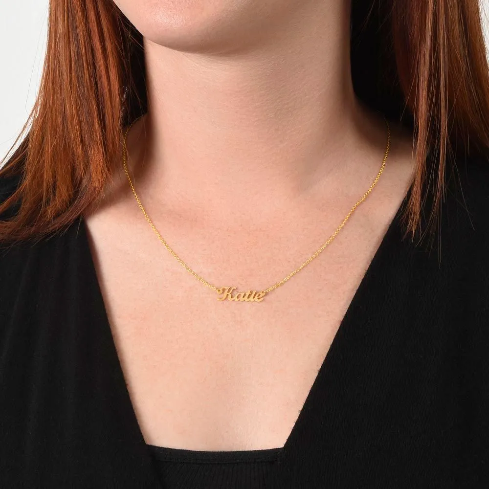 You are Stronger Thank you Know - Personalized Name Necklace