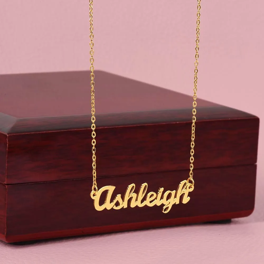 You are Stronger Thank you Know - Personalized Name Necklace