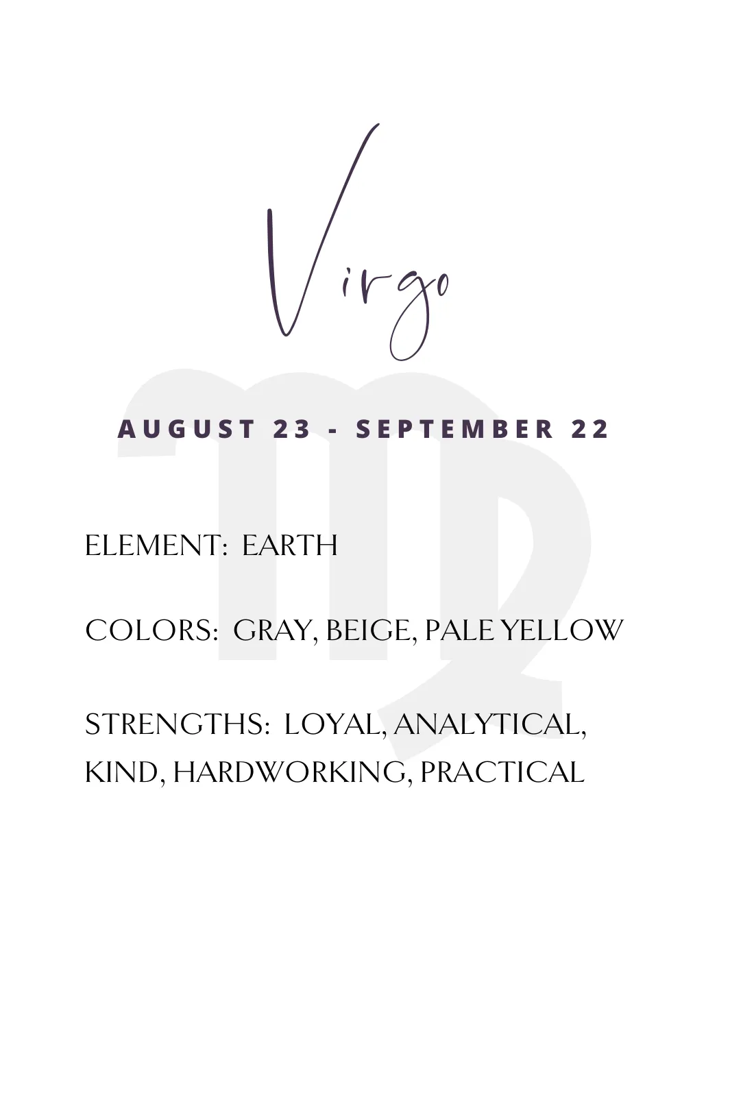 Zodiac Layered Necklace, Virgo
