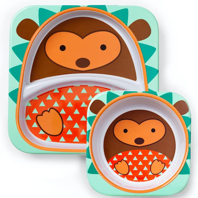 Zoo Tabletop Melamine Set Hedgehog