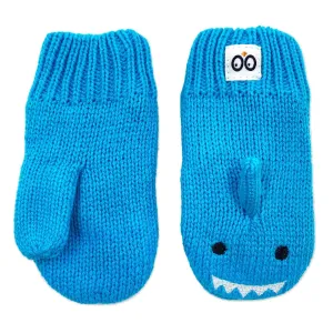 ZOOCCHINI Toddler Knit Mittens (Sherman Shark)